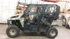 Kawasaki Teryx4 hard cab enclosure by HardCabs - steel roof, tilt-out glass windshield, poly doors