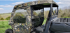 Wide side view of a Can-Am Defender Max with the 3 Star camouflage rear and middle panel