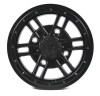 Straight-on face view of the Pro Armor Force bead lock wheel for the Can-Am X3 with center cap and 4 lug holes