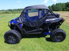 RZR XP Turbo S Soft Doors/Rear Window Combo w/Support Bars