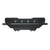Low front view of the Kolpin Conqueror plow mount for a Kawasaki Mule SX showing the crossbar tube
