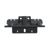 Bottom view of the Kolpin Conqueror plow mount showing the slotted black plate and center receiver bracket