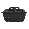 Front-top view of the Kolpin Front-Connect plow mount showing the receiver and bolt plate
