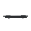 Kolpin Front-Connect Conqueror plow mount for a Yamaha R-MAX 1000, black steel bar with bolt tabs, angled rendering