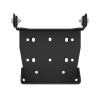 Top view of the Kolpin winch mount plate for a Yamaha Viking showing the slotted bolt pattern and hardware