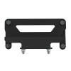 Front view of the Kolpin John Deere Gator winch mount plate showing the fairlead slot and mounting bolts