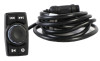 Bluetooth media controller with volume knob, track buttons and cable from the Pro Armor cage audio kit