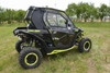 Can-Am Maverick 1000 Turbo hard cab enclosure by HardCabs - steel roof, tilt-out glass windshield, poly doors