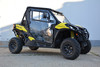 Can-Am Maverick Trail hard cab enclosure by HardCabs - steel roof, tilt-out glass windshield, poly doors