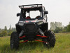 Polaris RZR 1000-4 Turbo hard cab enclosure by HardCabs - steel roof, tilt-out glass windshield, poly doors