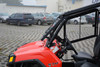 Polaris RZR 570 hard cab enclosure by HardCabs - steel roof, tilt-out glass windshield, poly doors