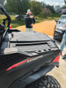 Highlands CFMoto ZForce 800 Trail & 950 Sport UTV Rear Cargo Box installed closed side view
