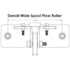 Denali Poly Series UTV snow plow - Denali Snow Plow Kit for Kubota RTV X-Series (900/1100C/1120D/1130/1140)