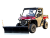Denali Poly Series UTV snow plow - Denali Snow Plow Kit for Kubota RTV-XG850 Sidekick (2018-2024)
