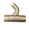 Single Piece Reverse Brass Y Fittings
