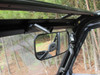 Seizmik wide angle rear view mirror on its pivot arm under a hard roof, driver side view