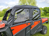 Close driver side view of the 3 Star upper doors with clear windows on the Intimidator GC1K 6-seater