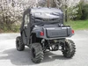 3 Star door and rear window combo on a Yamaha Wolverine, rear three-quarter view on pavement