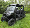 CFMoto UForce 800 XL - 2 Pc Scratch-Resistant Windshield with Vent and Clamp Options