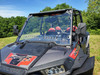 3 Star Polaris RZR XP 4 1000/XP 4 Turbo - 1 Pc Windshield w/Clamp and Vent Options