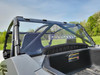 3 Star Lexan back panel with vent slots behind the seats of an Arctic Cat Wildcat XX 2-Seater, rear view over the bed