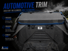 3 Star rear windshield graphic showing the automotive rubber trim along the panel edge on a ZForce Z10