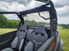 3 Star soft back panel on a CFMoto ZForce 950 Trail viewed from inside, black panel behind the gray seats and cage
