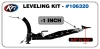 KFI 1" Negative SQ Push Tube Leveling Kit (#106320)