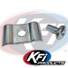 KFI Synthetic ATV Winch 12 Foot PLOW Cable (Smoke) (#SYN19-S12)