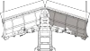 KFI Box 2 (#106820-PS) V-Plow Passenger Side Wing