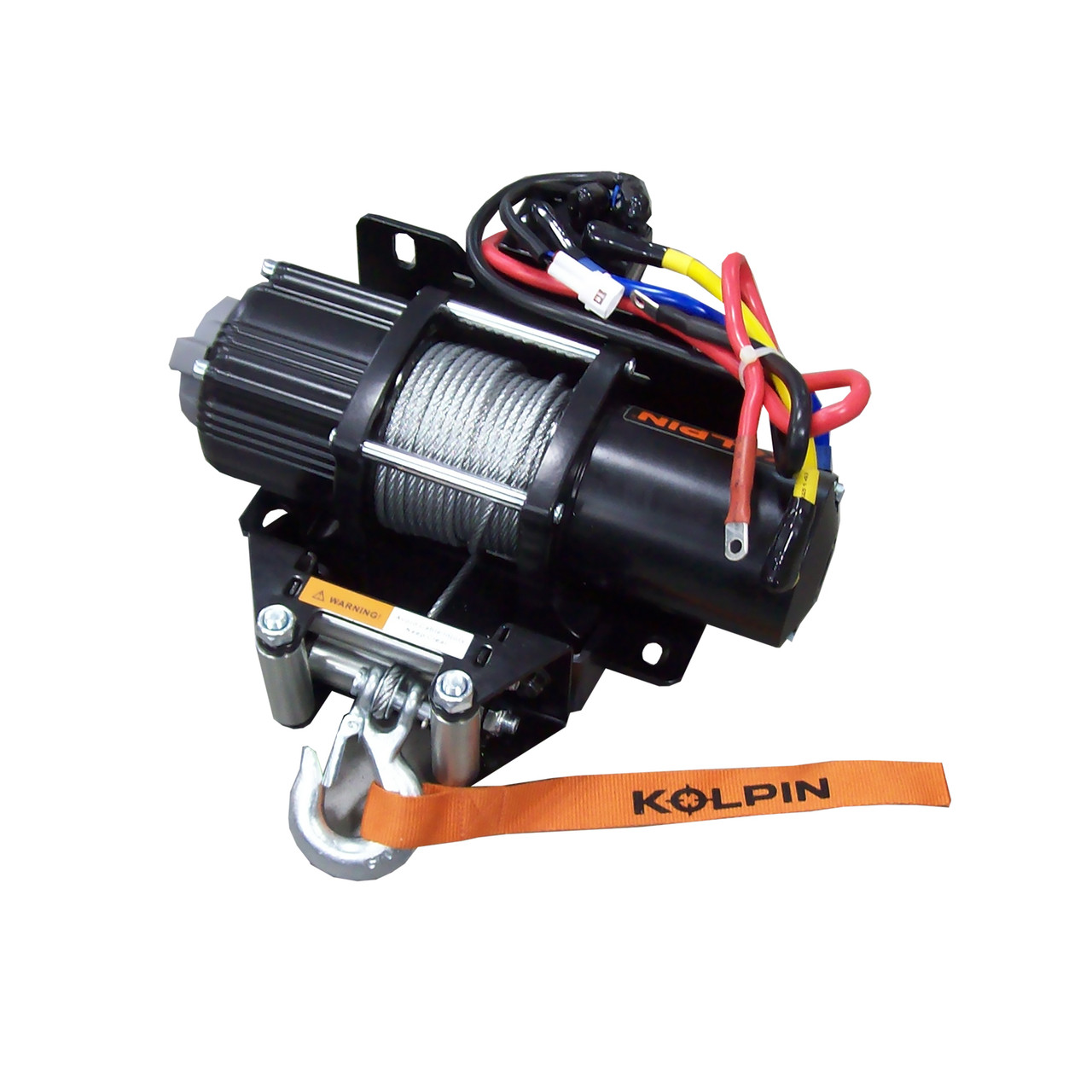 Yamaha ATV Kolpin Quick-Mount Winch 2500 lb Steel Cable