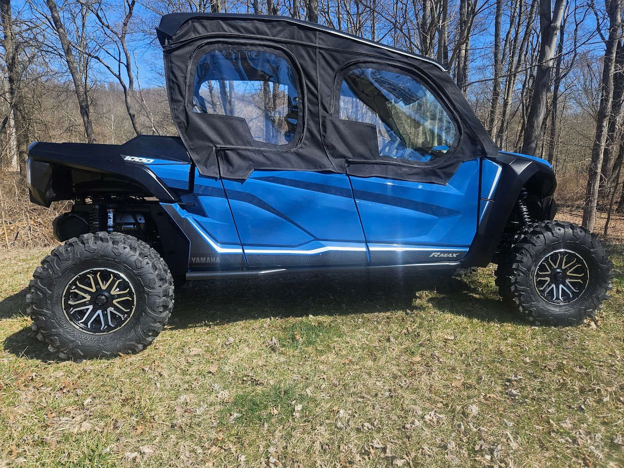 Yamaha Wolverine RMAX4 2025+ Long Bed Full Cab Enclosure - Doors & Rear Window