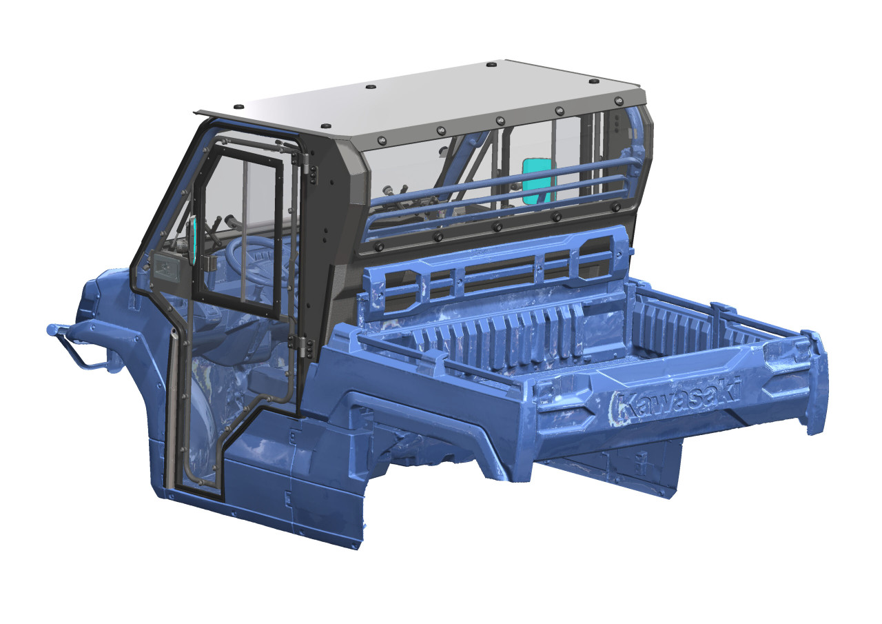 Kawasaki Mule Pro FXR Hard Cab Enclosure