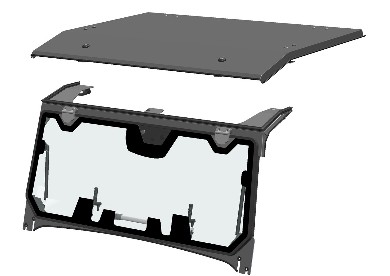 Hard Cabs Windshield Only Kit — Mahindra ROXOR