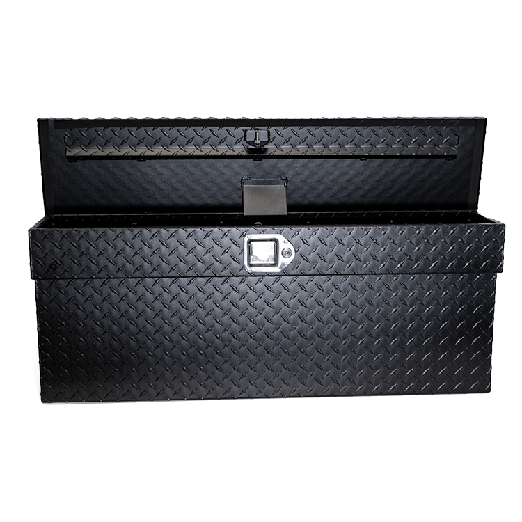 Diamond Plate Side Mount Tool Box for Kubota RTV X-Series (Black)