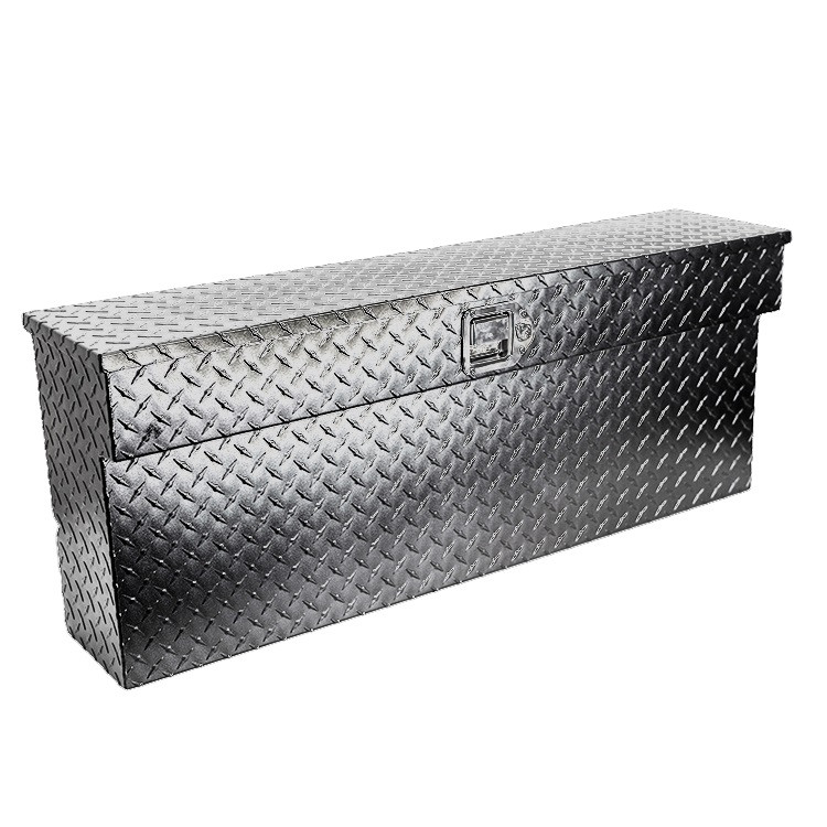 Diamond Plate Side Mount Tool Box for Kubota RTV X-Series (Polished Aluminum)