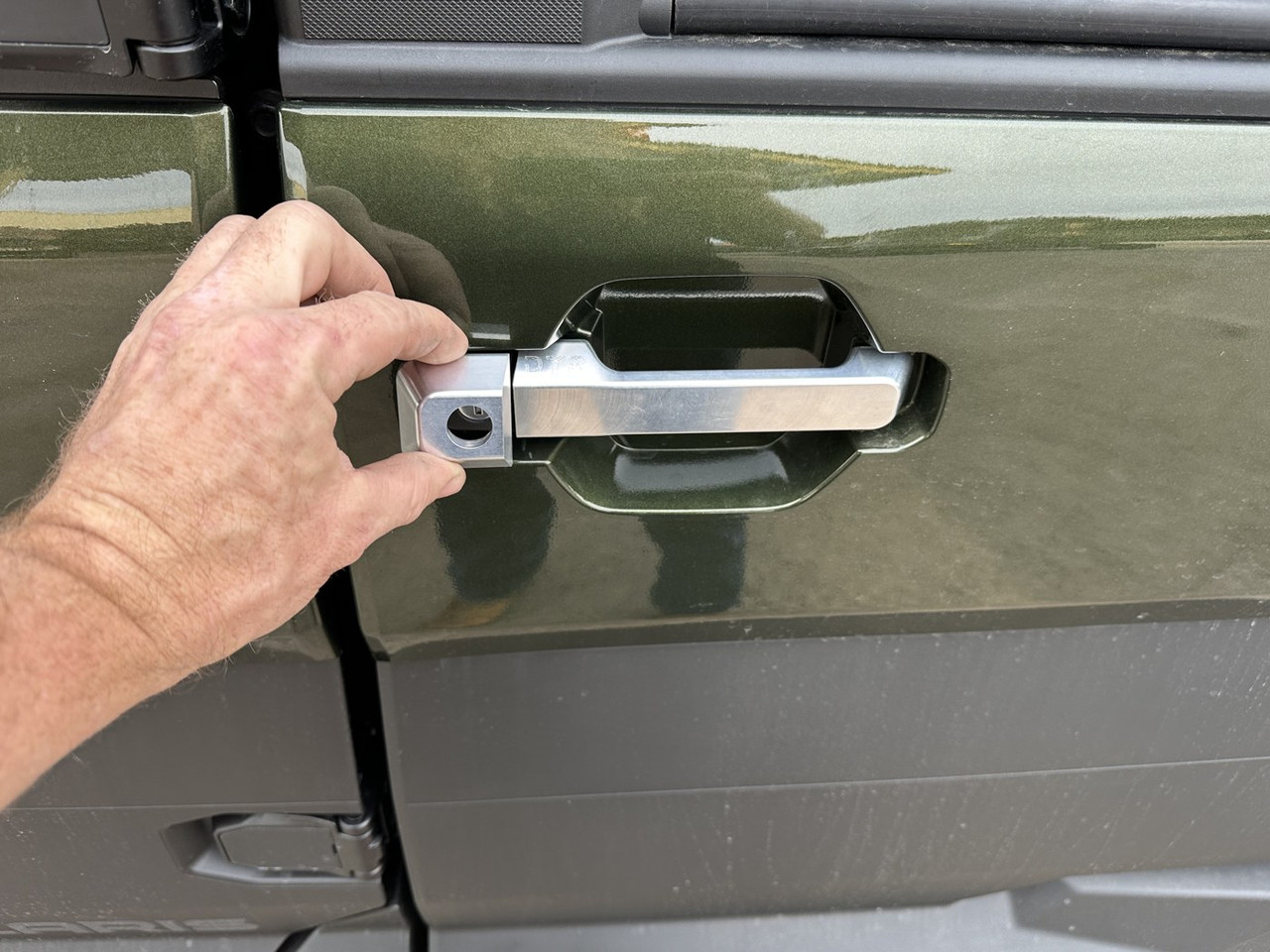 Dirty Teeth Racing Billet Aluminum Exterior Door Handle Kit for 2024+ Polaris Ranger XD 1500