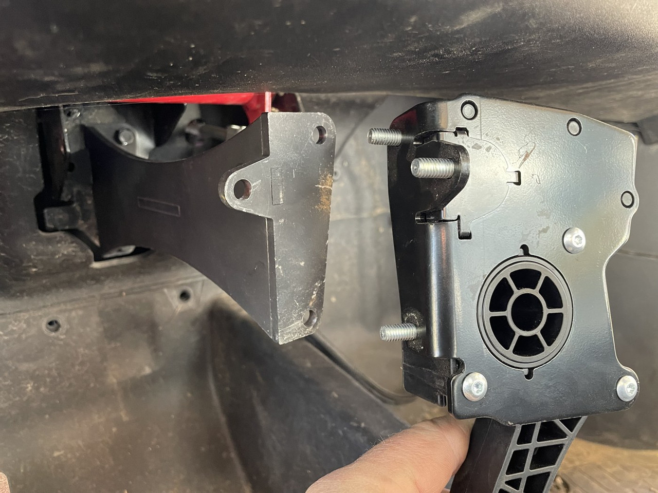 Dirty Teeth Racing Grow-Into Pedal Extension Set (3, 5 & 8 in.) for Polaris RZR 170 EFI