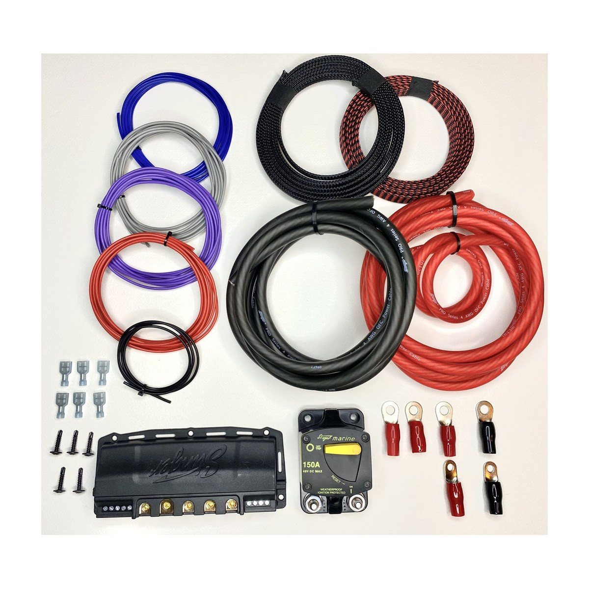 Dirty Teeth Racing 150 Amp High-Current Busbar Power Kit with 4-Channel Solid-State Relay for Polaris 2-SEAT Models