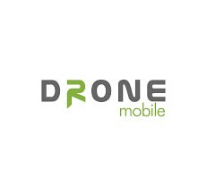 Small Drone Mobile wordmark graphic on white for the Dirty Teeth Racing app remote start kit