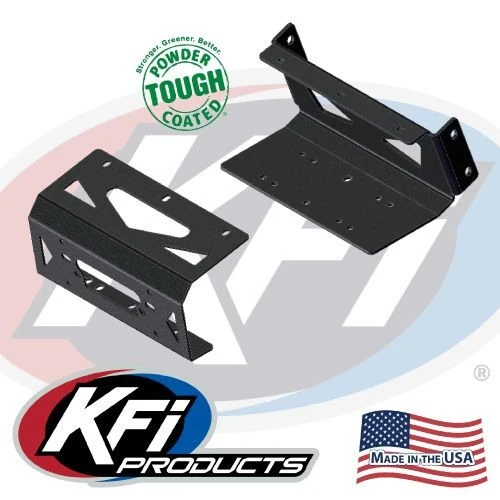 KFI #101320 Yamaha YXZ winch mount parts: winch plate and fairlead bracket