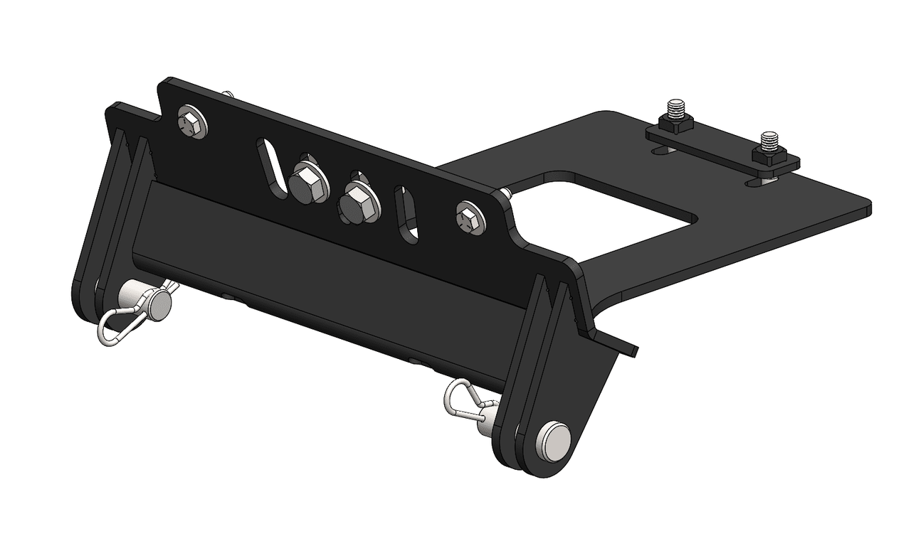 HitchDoc 2858-B Eagle UTV plow mount for Polaris 1000 XP RZR