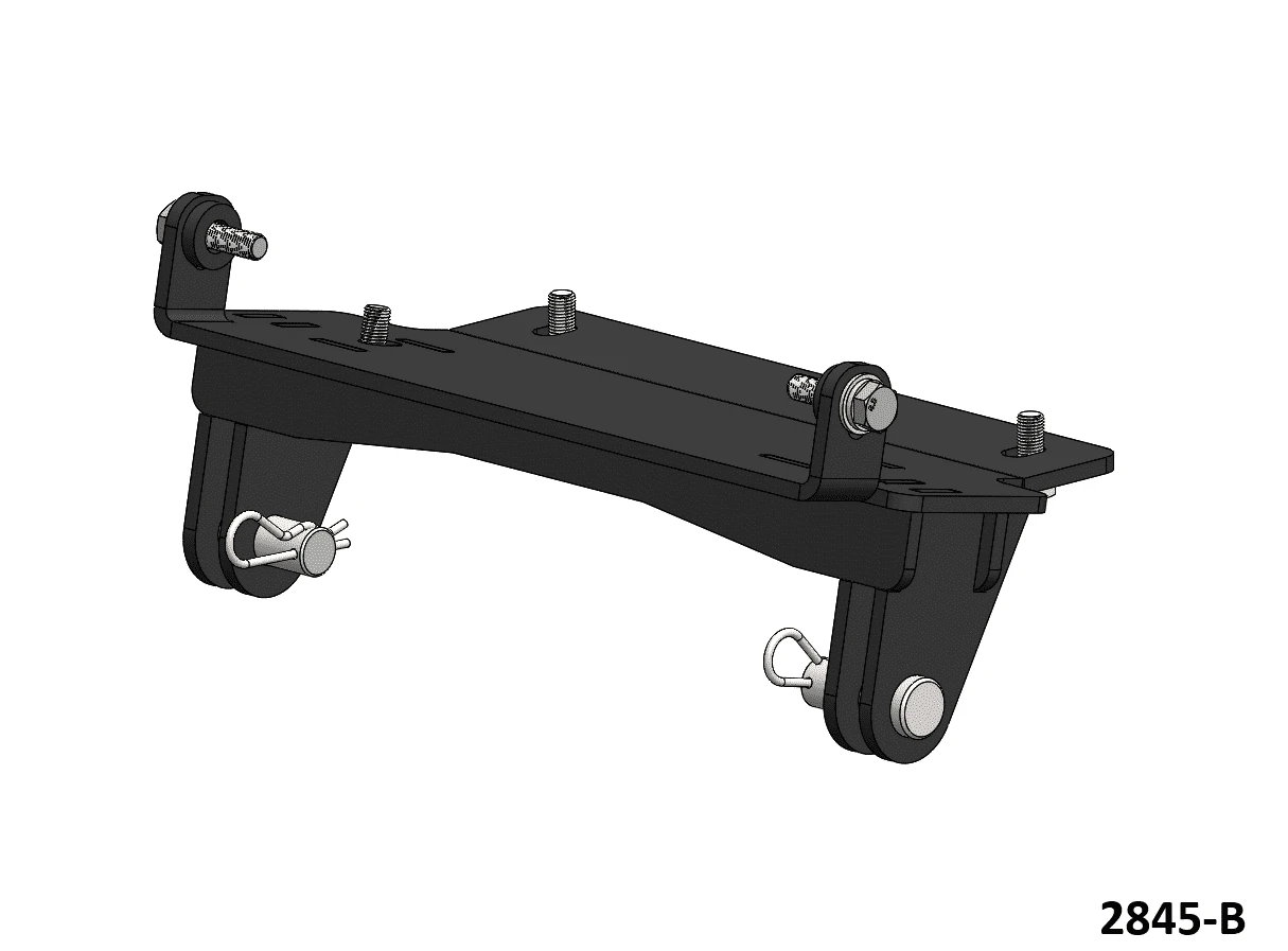 HitchDoc 2845-B Eagle UTV plow mount for Honda 1000 Pioneer, Honda 1000 Pioneer 5, Honda 1000 Pioneer 6