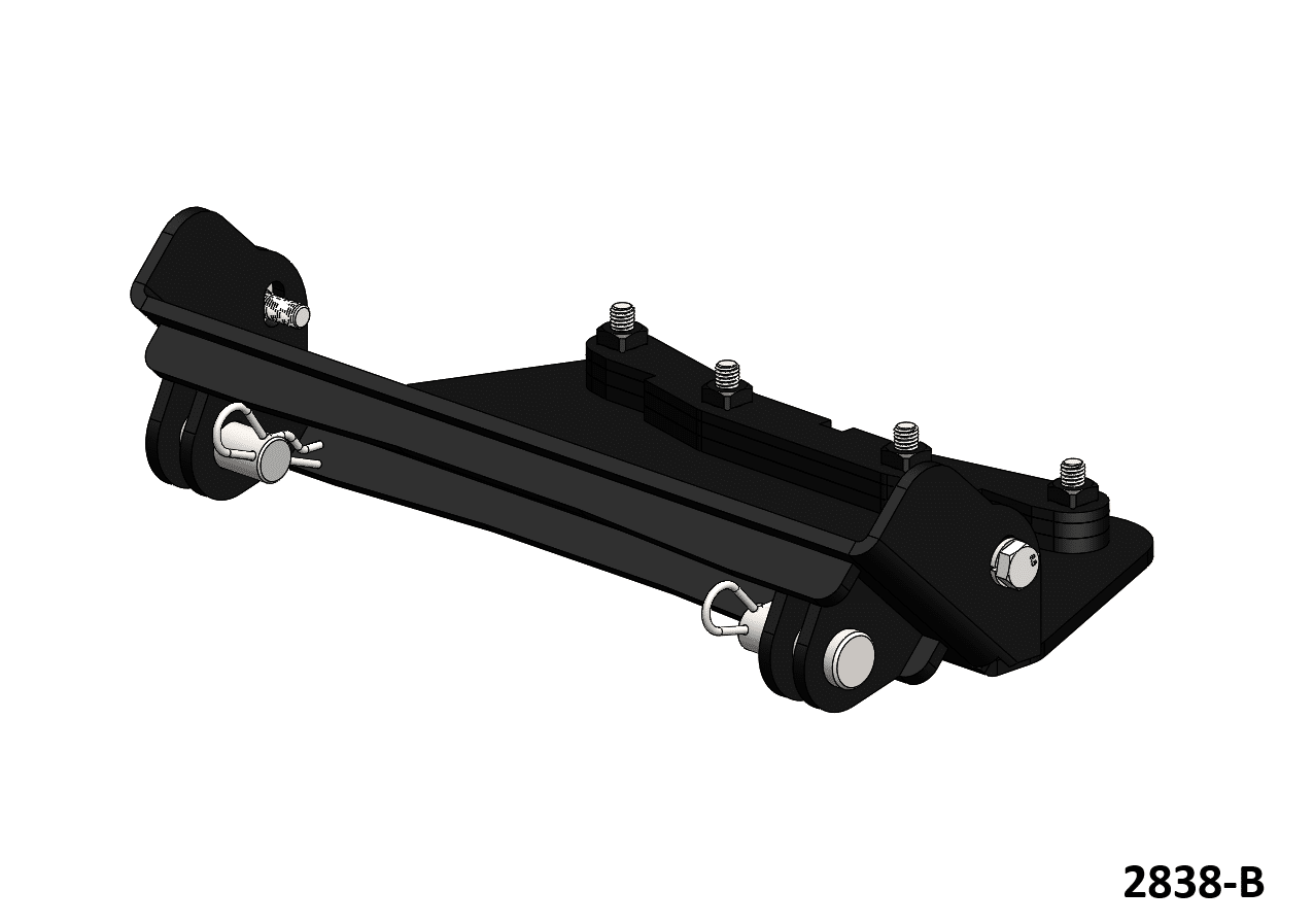 HitchDoc 2838-B Eagle UTV plow mount for Honda 700 Pioneer, Honda 700 Pioneer 4