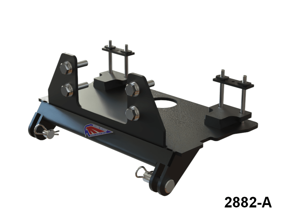 HitchDoc 2882 Eagle UTV plow mount for Kioti 2400 K9, Kioti 2440 K9