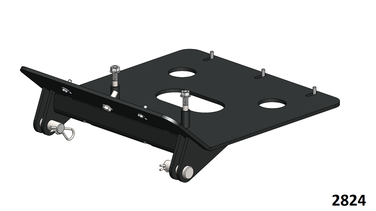HitchDoc 2824 Eagle UTV plow mount for Odes 650 Comrade