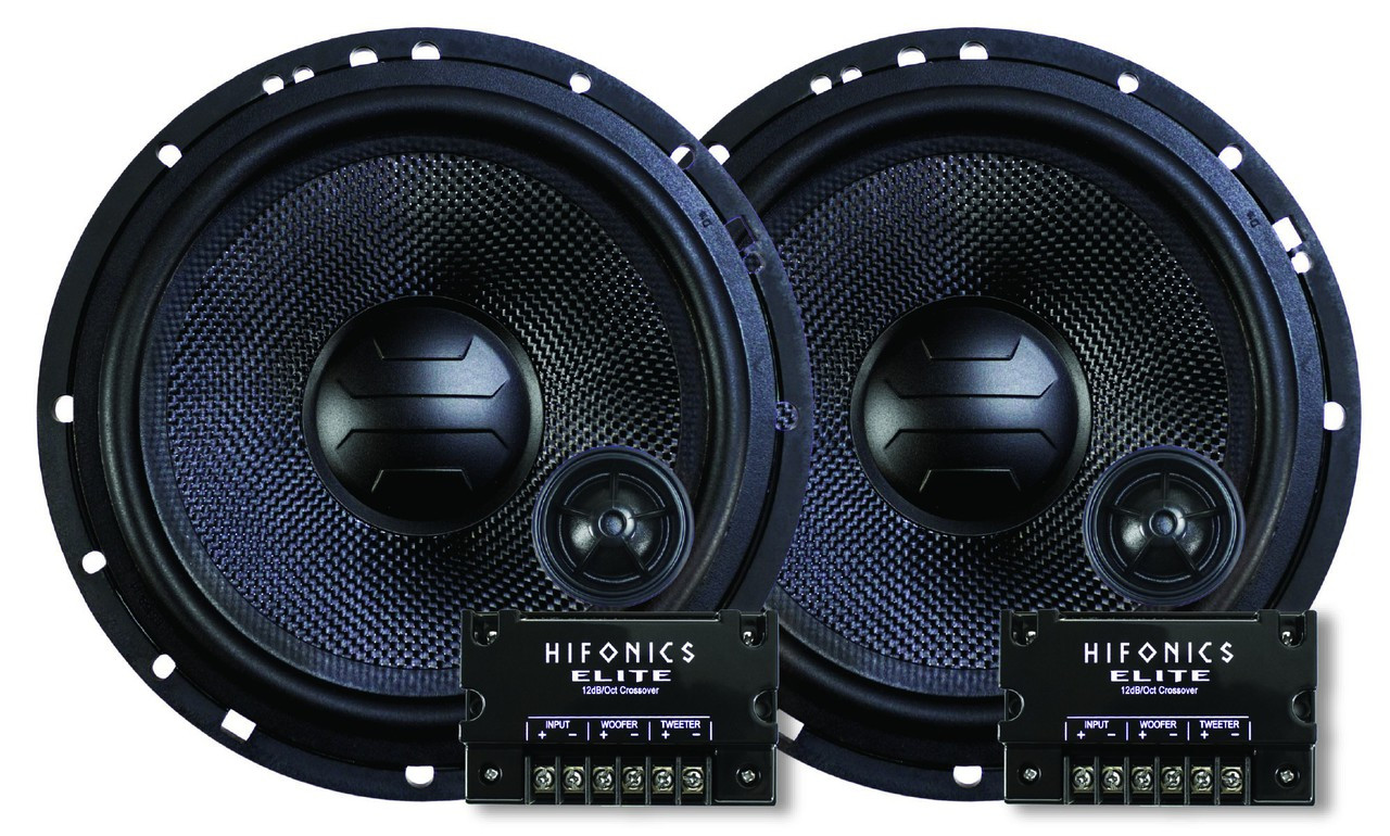 6.5" Elite Series Two Way Component System with Crossover & Tweeter