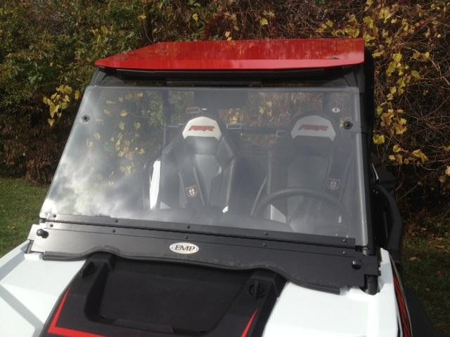 Extreme Metal Products EMP Polaris RZR 900/XP1000 Flip Down Windshield