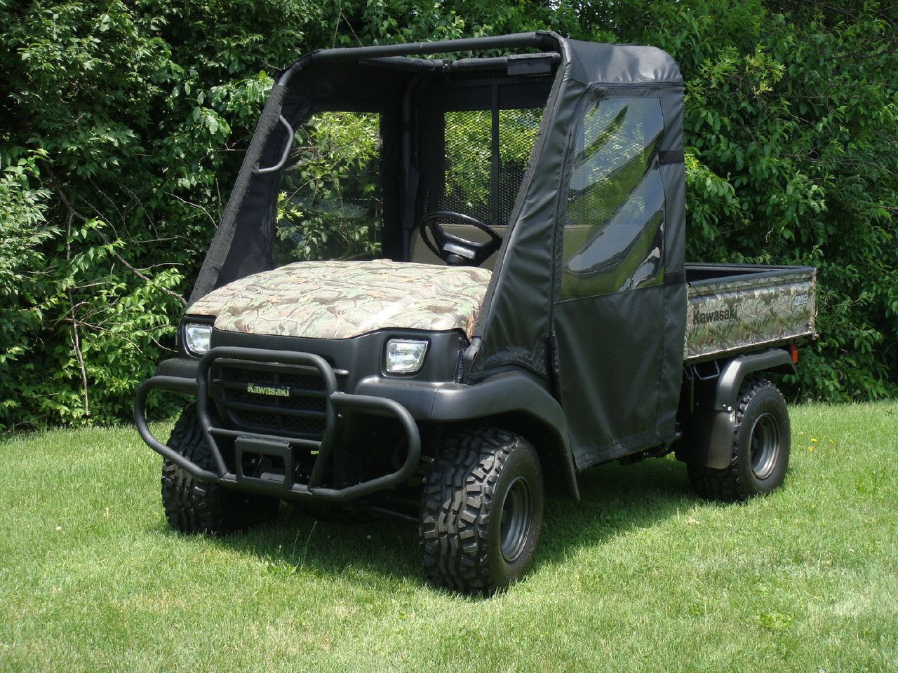 Kawasaki Mule 3000/3010 Full Cab Enclosure for Hard Windshield