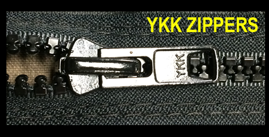 3 Star close-up of the YKK zipper - Kymco 450i Full Cab Enclosure for Hard Windshield